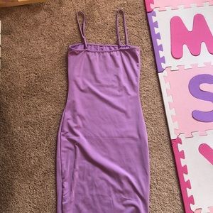 Spaghetti strap bodycon dress
